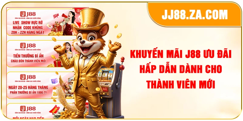 Khuyến mãi J88 ưu đãi hấp dẫn dành cho thành viên mới