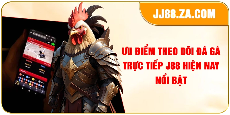 Ưu điểm theo dõi đá gà trực tiếp J88 hiện nay nổi bật